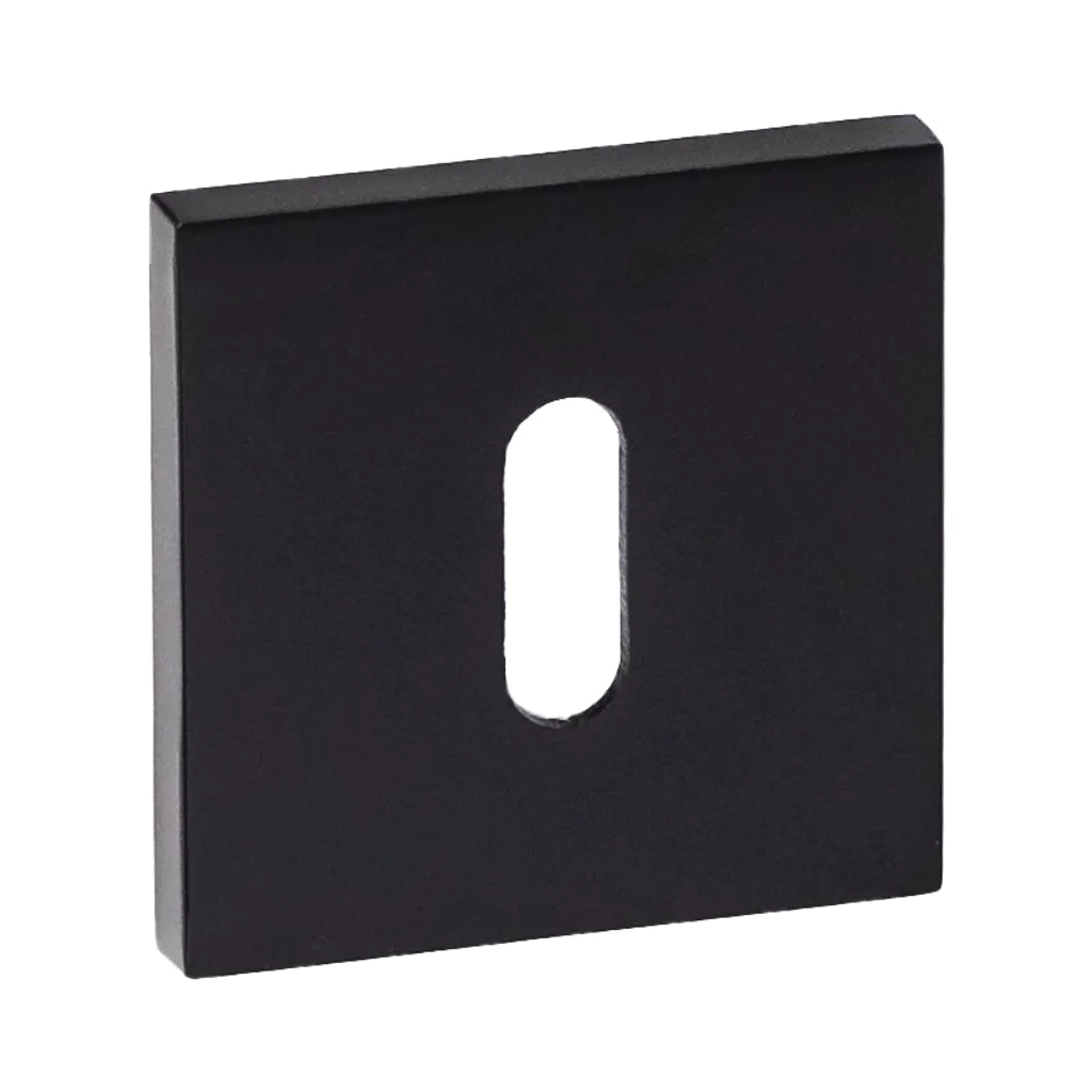 Rozeta kwadratowa VDS Paco Slim 6mm WK Czarna, 49-0618, Rozeta, VDS, VDS