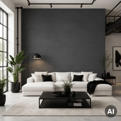 Panele ścienne Stone Anthracite, 3021809