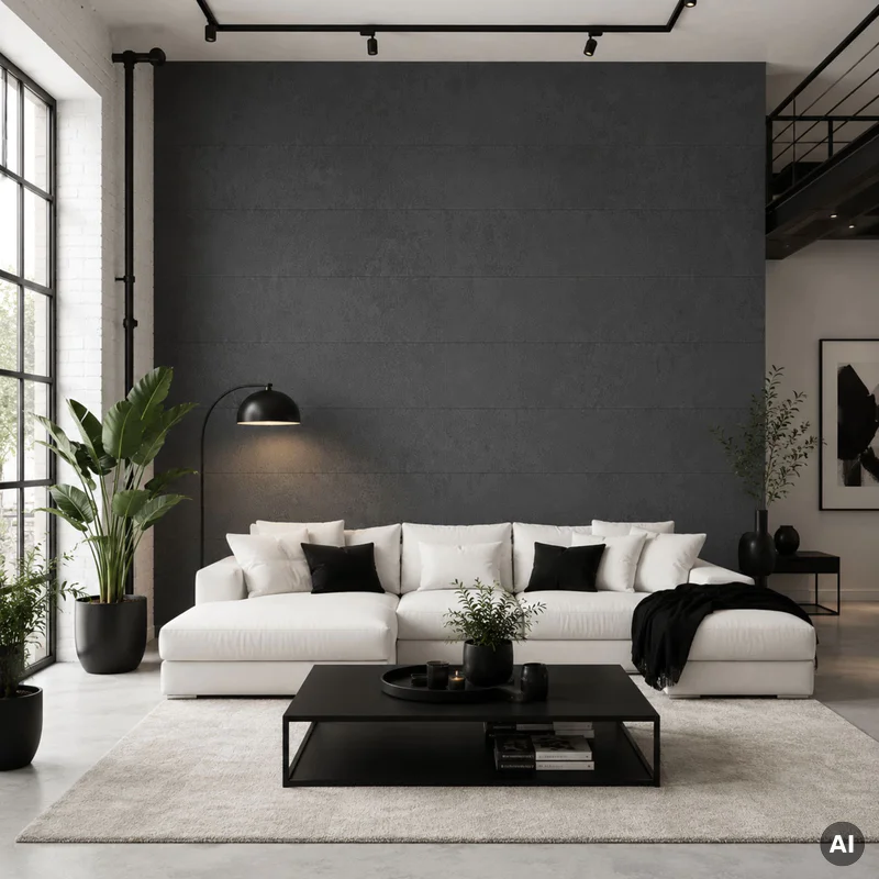 Panele ścienne Stone Anthracite, 3021809 - 2