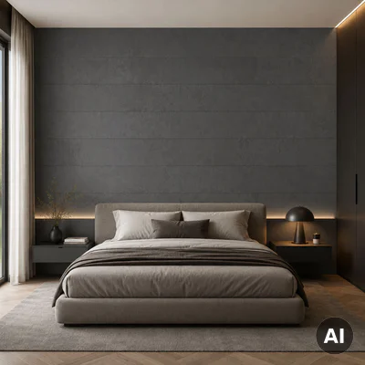 Panele ścienne Stone Anthracite, 3021809