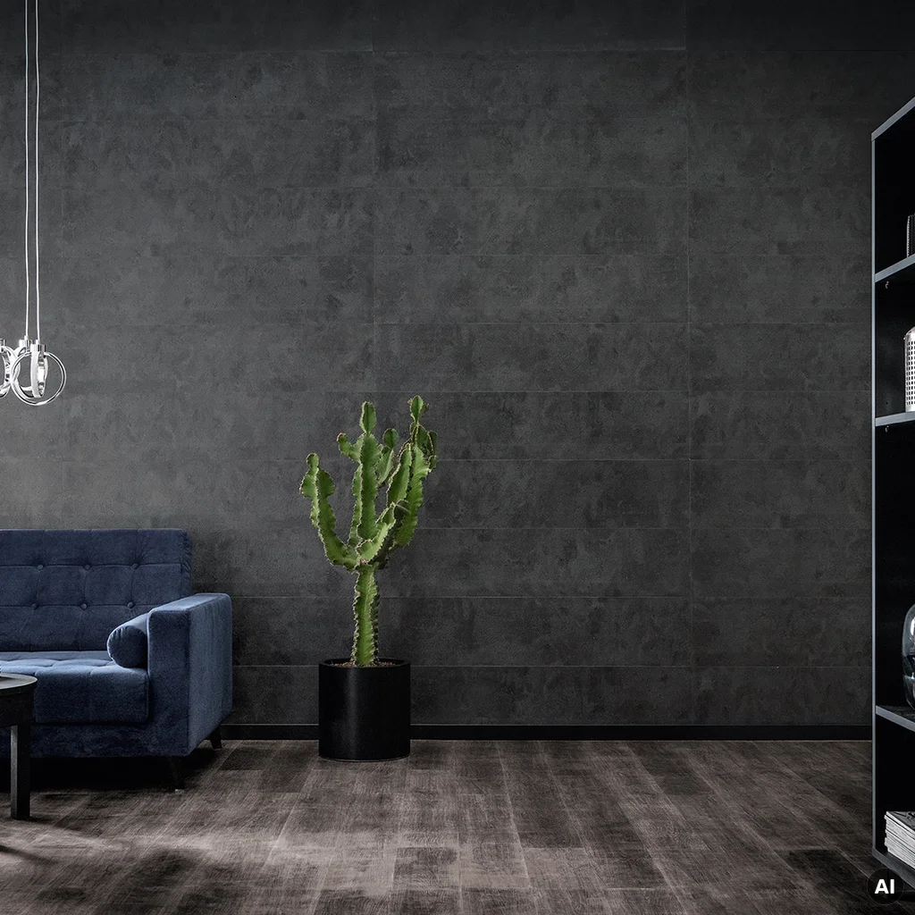 Panele ścienne Stone Anthracite, 3021809, Kerradeco Stone Line, Kerradeco, VOX
