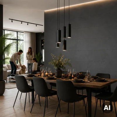Panele ścienne Stone Anthracite, 3021809