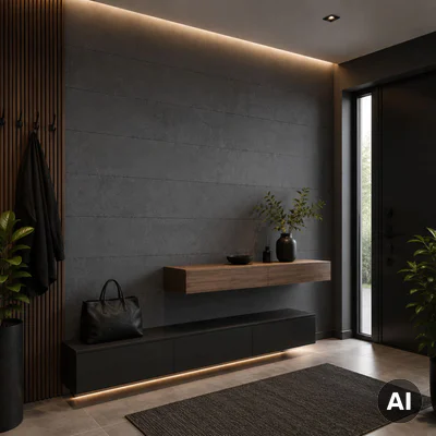 Panele ścienne Stone Anthracite, 3021809