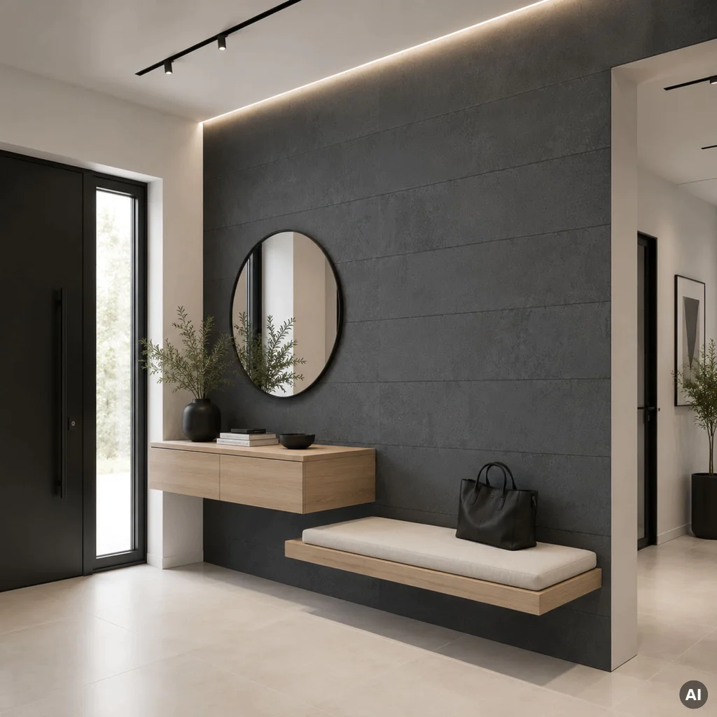 Panele ścienne Stone Anthracite, 3021809, Kerradeco Stone Line, Kerradeco, VOX