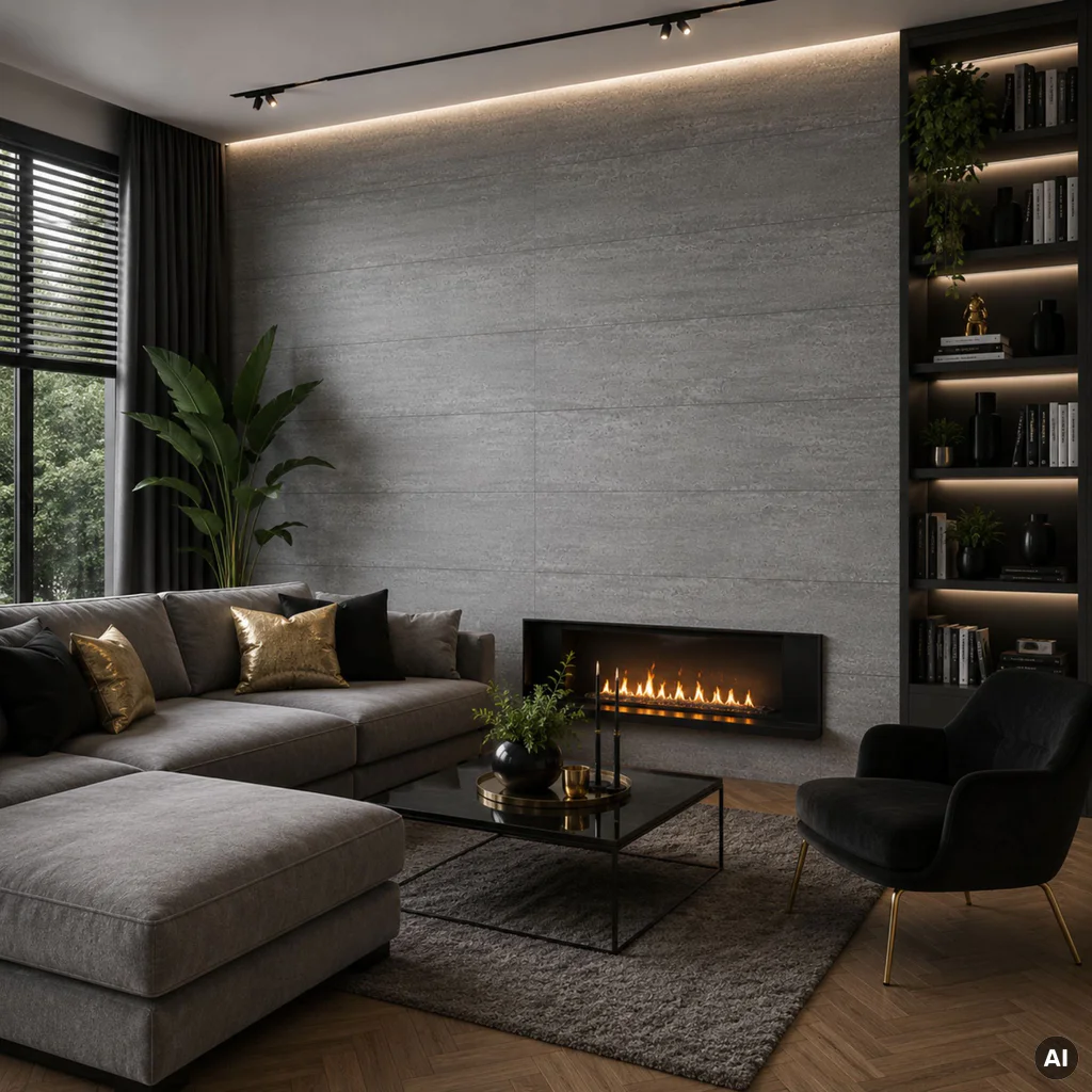 Panele ścienne Stone Moon, 3024821, Kerradeco Stone Line, Kerradeco, VOX