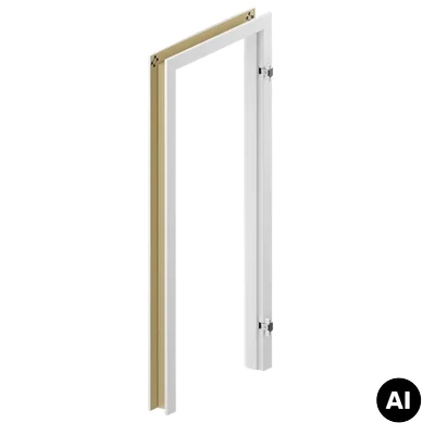 Ościeżnica Wodoodporna Hydro Protect Elegance regulowana B-C 95-135 Prawa 80 Bezprzylgowa, OPAC6B0P08UBI0ANU8C000