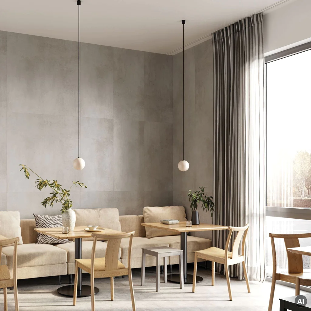 Panele ścienne Smoky Concrete, 6071455OP, Idevo SPC, Idevo, VOX