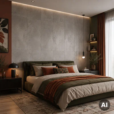 Panele ścienne Smoky Concrete, 6071455OP
