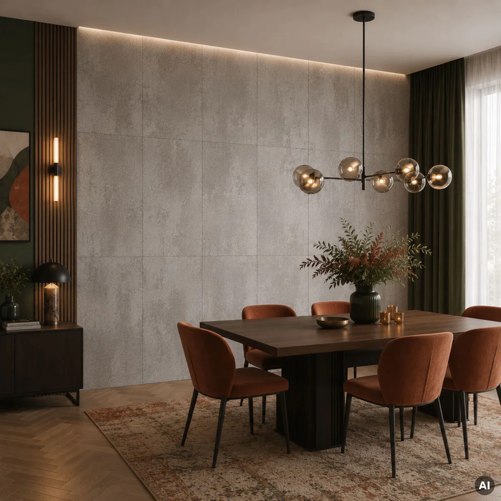 Panele ścienne Smoky Concrete, 6071455OP, Idevo SPC, Idevo, VOX