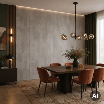 Panele ścienne Smoky Concrete, 6071455OP
