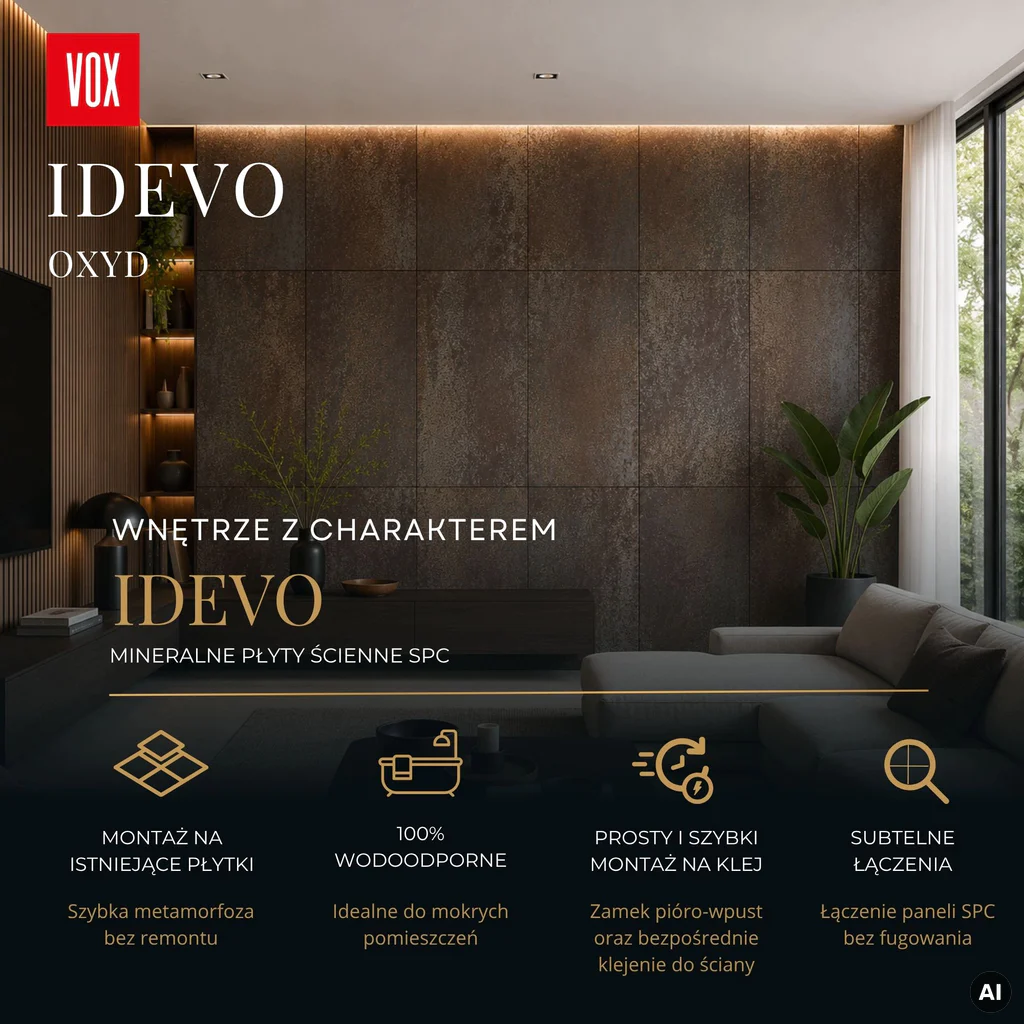Panele ścienne Oxyd, 6071463OP, Idevo SPC, Idevo, VOX
