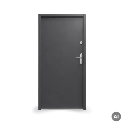 Drzwi wejściowe Simply WD RC2 Płaskie Prawe 80 Antracyt, 5902203917060