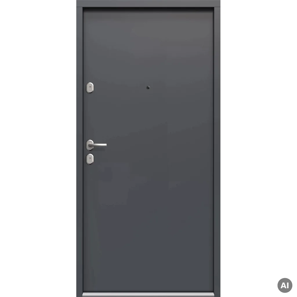 Drzwi wejściowe Simply WD RC2 Płaskie Prawe 80 Antracyt, 5902203917060, Drzwi wejściowe, GERDA
