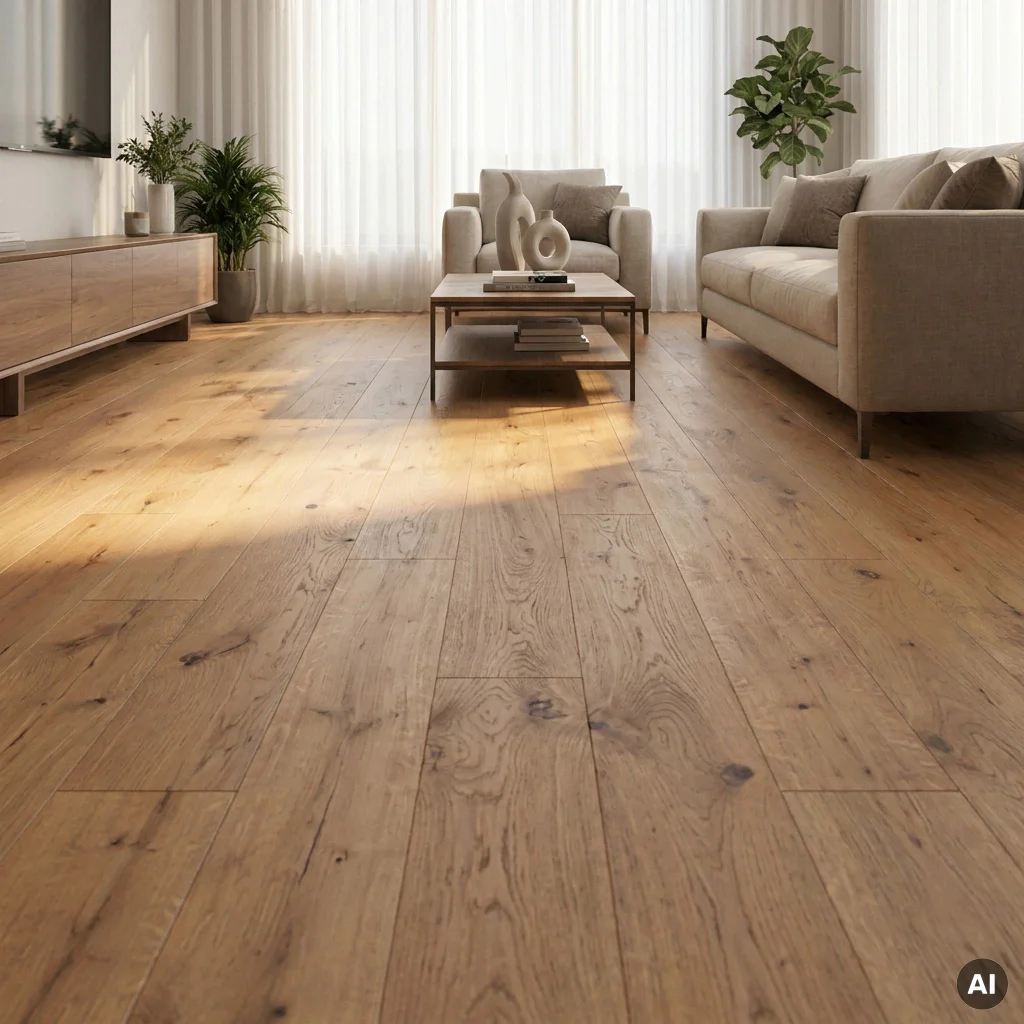Podłoga drewniana Natural OSA 190-110 Naturalny 14 mm, Podłoga drewniana, Teriso Wood, Lamett