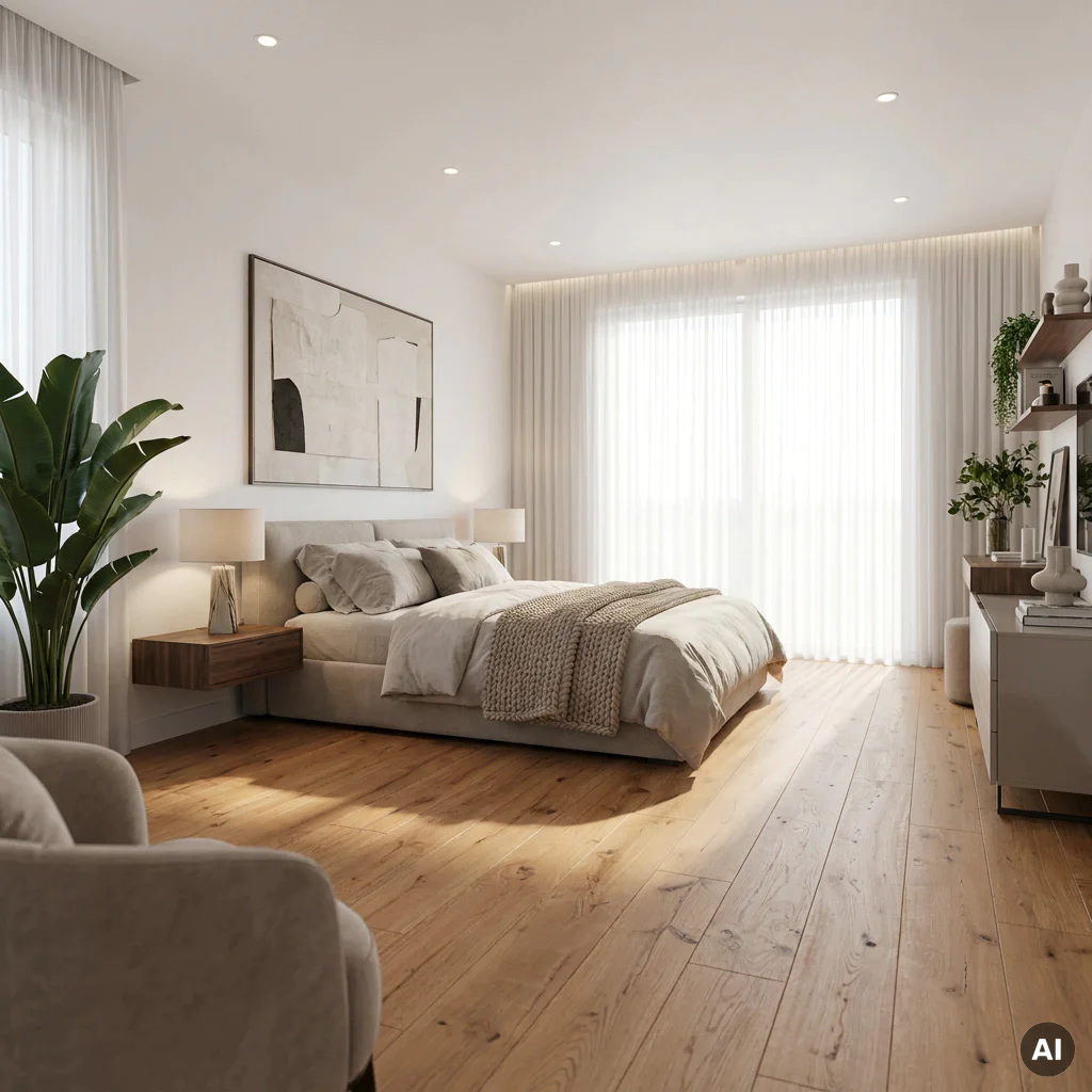Podłoga drewniana Natural OSA 190-110 Naturalny 14 mm, Podłoga drewniana, Teriso Wood, Lamett