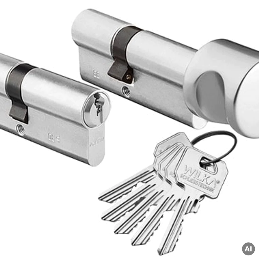 Komplet wkładek Wilka Klasa 6/B 30/40+G40/30 Nikiel VDS, 23-0026, Wkładki, VDS