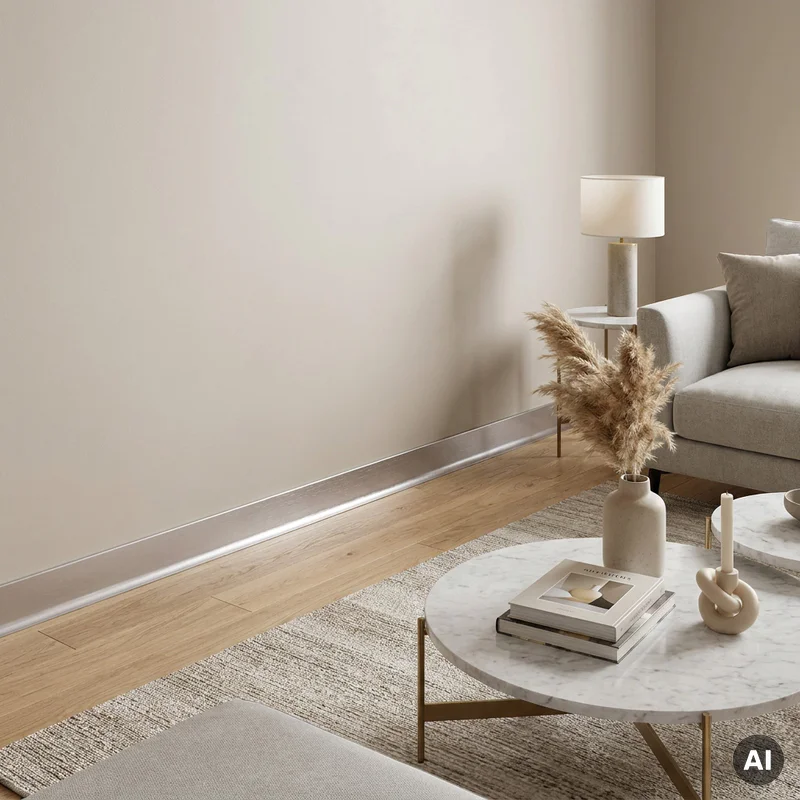 Listwa przypodłogowa Creativa Stal szczotkowana Inox EC43S 