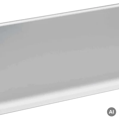 Listwa przypodłogowa Creativa Srebrna anodowana C0 59mm, LP59