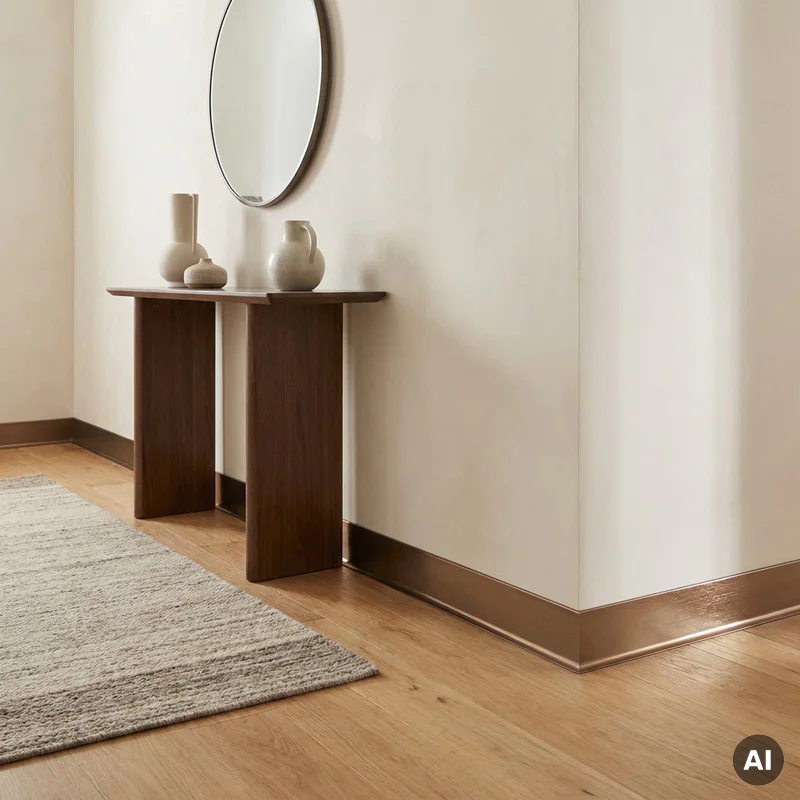 Listwa przypodłogowa Creativa Miedziana EC40S 80mm, LP80-EC