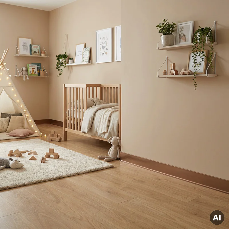 Listwa przypodłogowa Creativa Miedziana EC40S 80mm, LP80-EC