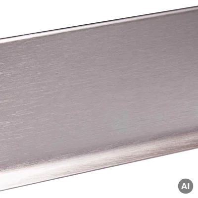 Listwa przypodłogowa Creativa Stal szczotkowana EC43S 80mm, LP80-EC43S