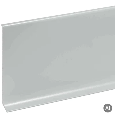 Listwa przypodłogowa Creativa Jasny Szary RAL7035 80mm, LP80-RAL7035
