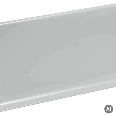 Listwa przypodłogowa Creativa Jasny Szary RAL7035 80mm, LP80-RAL7035