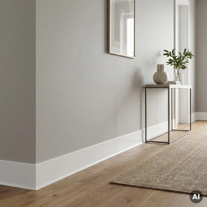 Listwa przypodłogowa Creativa Biała RAL9003 80mm, LP80-RAL