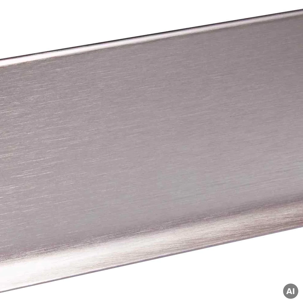 Listwa przypodłogowa Creativa Stal szczotkowana Inox EC43S 100mm, LP100-EC43S, Listwy przypodłogowe, Creativa, Creativa