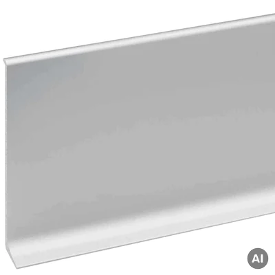 Listwa przypodłogowa Creativa Srebrna anodowana C0 100mm, LP100