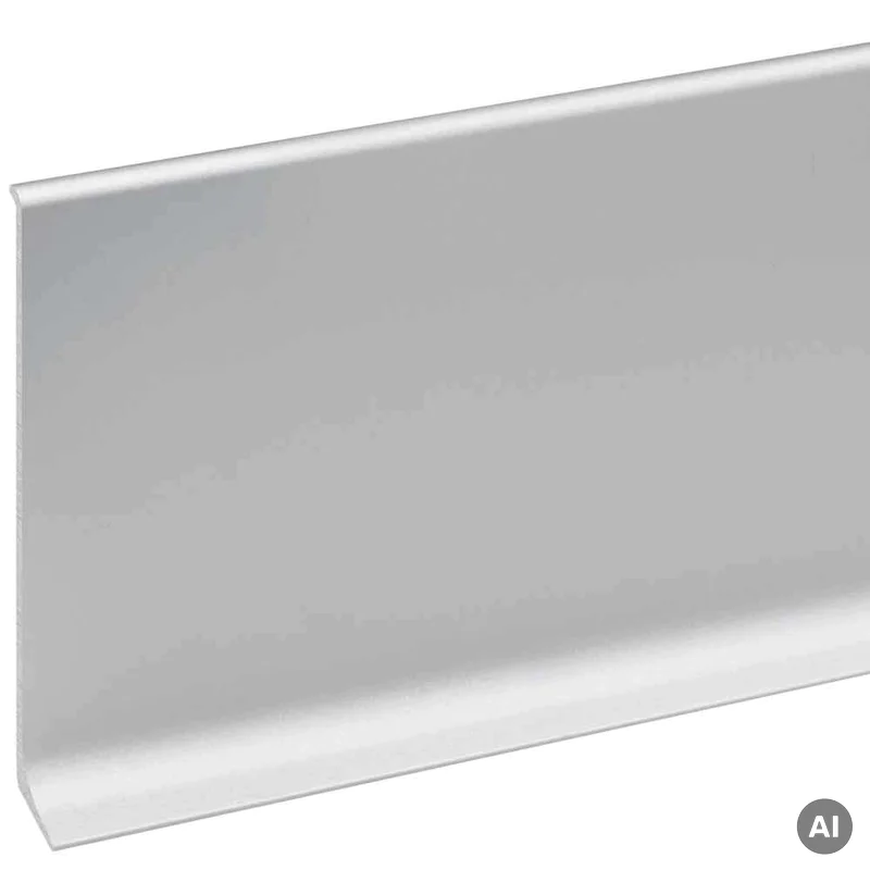 Listwa przypodłogowa Creativa Srebrna anodowana C0 100mm, L