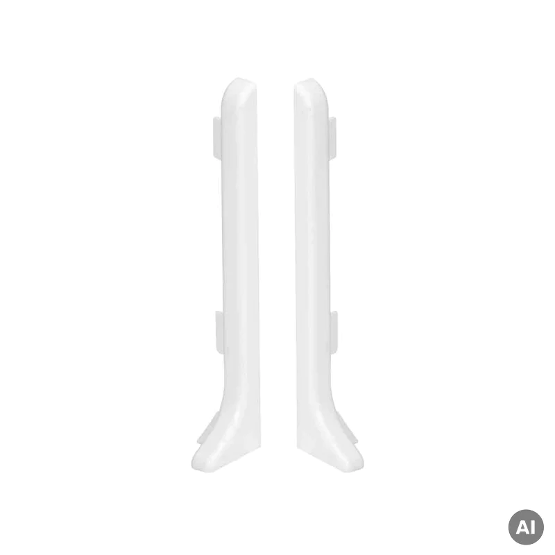 Zakończenie Creativa Lewe+Prawe Białe RAL9003 59mm, ZLP59-