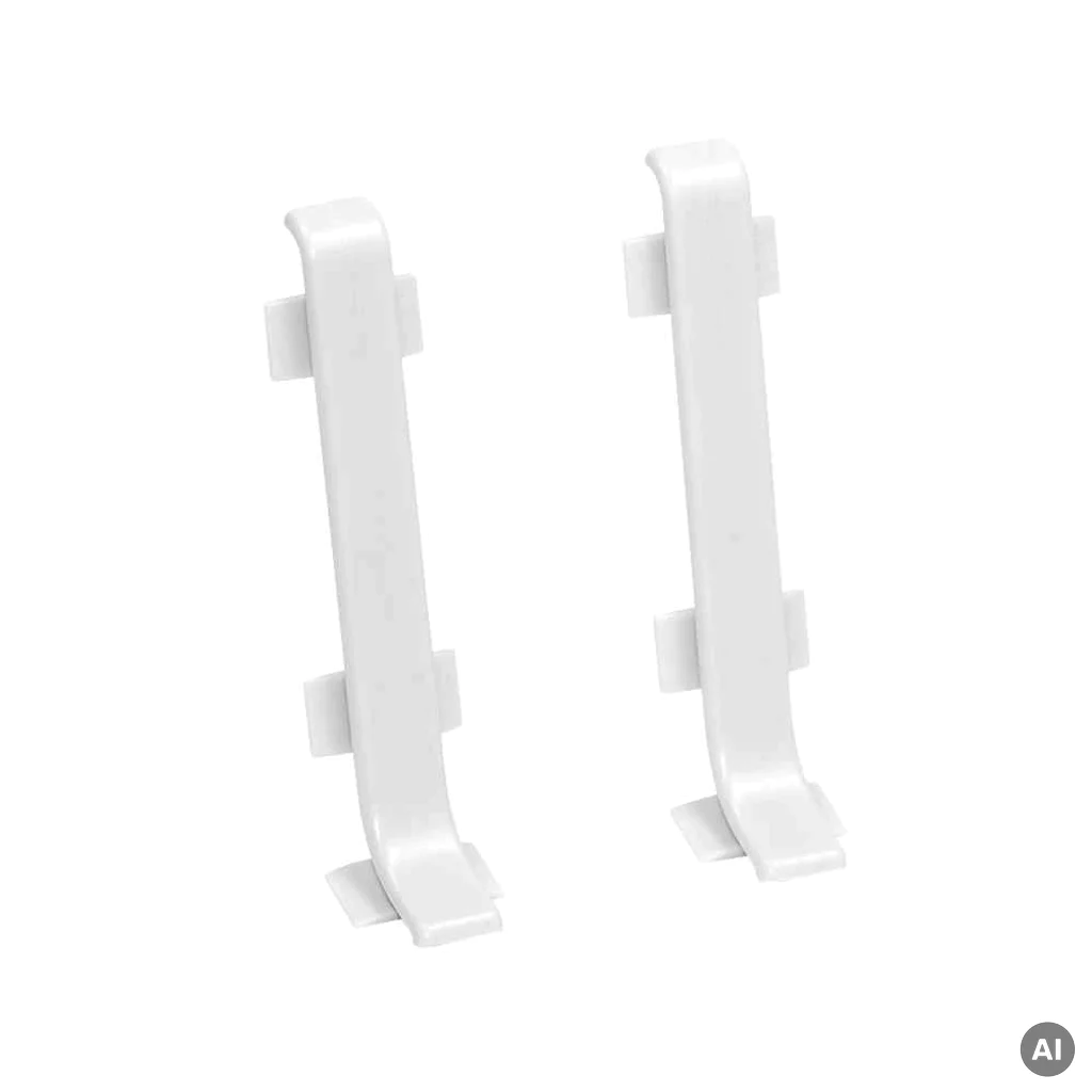 Łącznik Creativa Biały RAL9003 80mm, LL80-9003, Listwy przypodłogowe, Creativa Akcesoria, Creativa