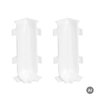 Zakończenie Creativa Lewe + Prawe Białe RAL 9003 80mm, ZLP80-9003