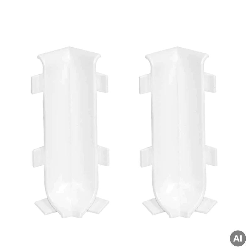 Zakończenie Creativa Lewe + Prawe Białe RAL 9003 80mm, ZLP