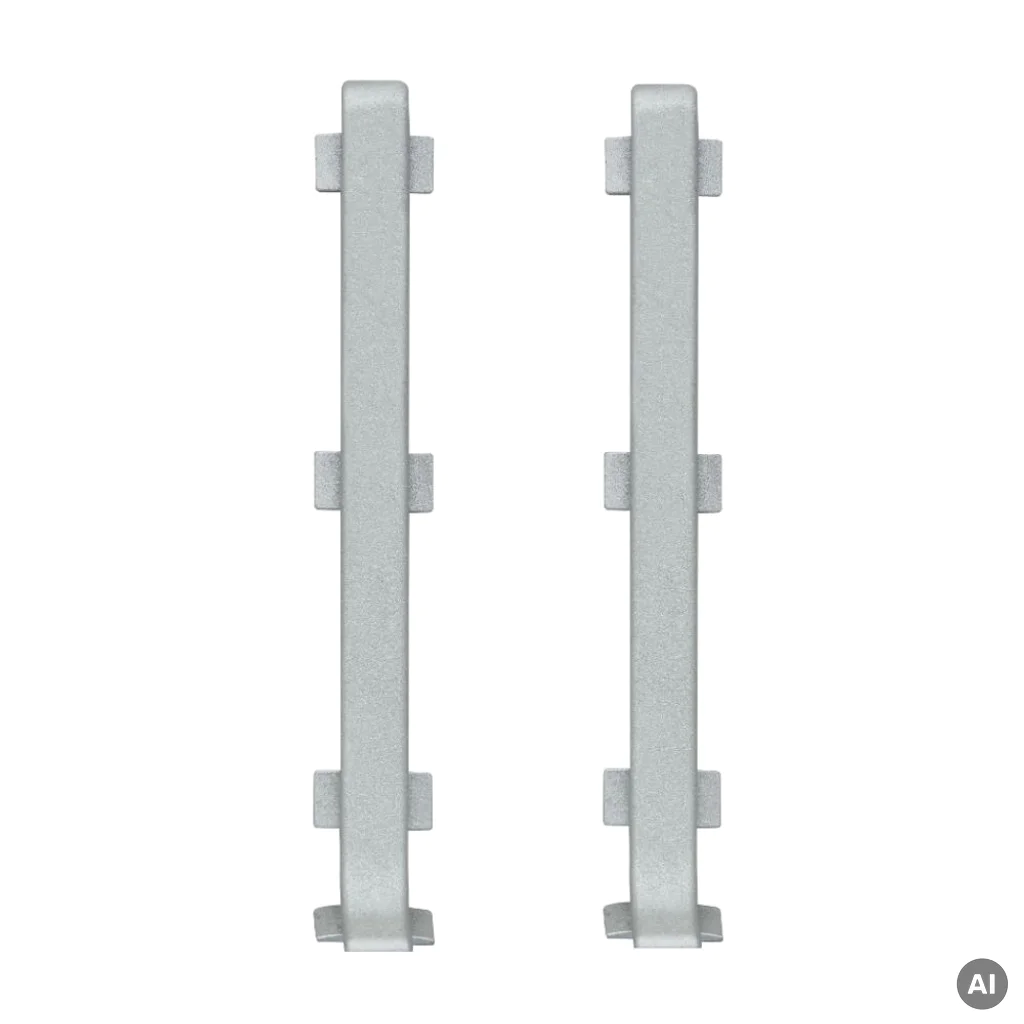 Łącznik Creativa Stal szczotkowana Inox EC43S 100mm, LL100-EC43S, Listwy przypodłogowe, Creativa Akcesoria, Creativa