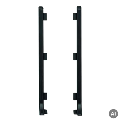 Zakończenie Creativa Lewe + Prawe Czarne RAL9005 100mm, ZLP100-9005