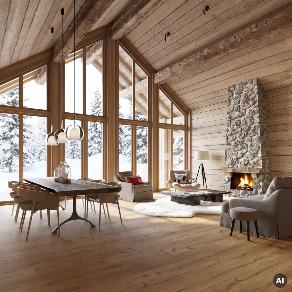 Podłoga drewniana Natural BAK 190 CL-110 Naturalny 14 mm, Podłoga drewniana, Teriso Wood, Lamett