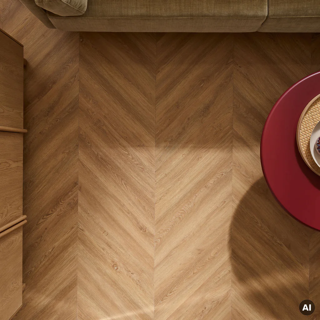 Panele winylowe ze zintegrowanym Dąb Arles Ciemny 6 mm Klasa 33, 6077617, Panele winylowe, Vintra, VOX