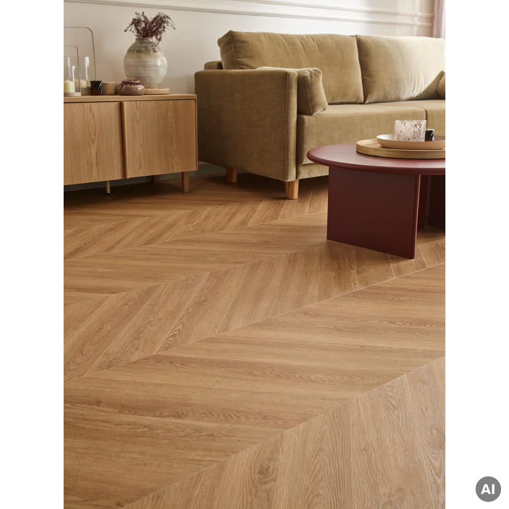 Panele winylowe ze zintegrowanym Dąb Arles Ciemny 6 mm Klasa 33, 6077617, Panele winylowe, Vintra, VOX