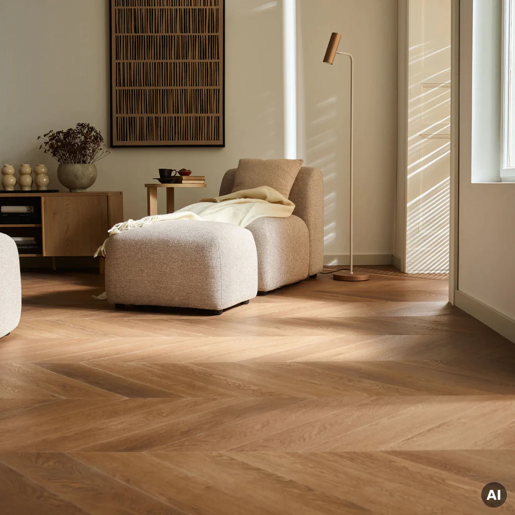 Panele winylowe ze zintegrowanym podkładem Dąb Savona Naturalny 6 mm Klasa 33, 6077612, Panele winylowe, Vintra, VOX