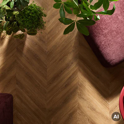 Panele winylowe ze zintegrowanym podkładem Dąb Calvi Ciemny 6 mm Klasa 33, 6077614