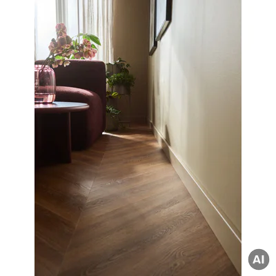 Panele winylowe ze zintegrowanym podkładem Dąb Calvi Ciemny 6 mm Klasa 33, 6077614