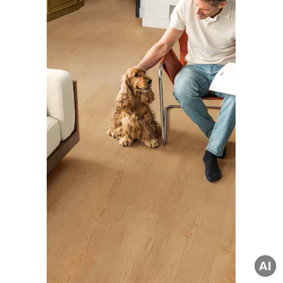 Panele winylowe ze zintegrowanym podkładem Dąb czysty szczytowy AVLPBU41256 Naturalny 7.5 mm Klasa 33