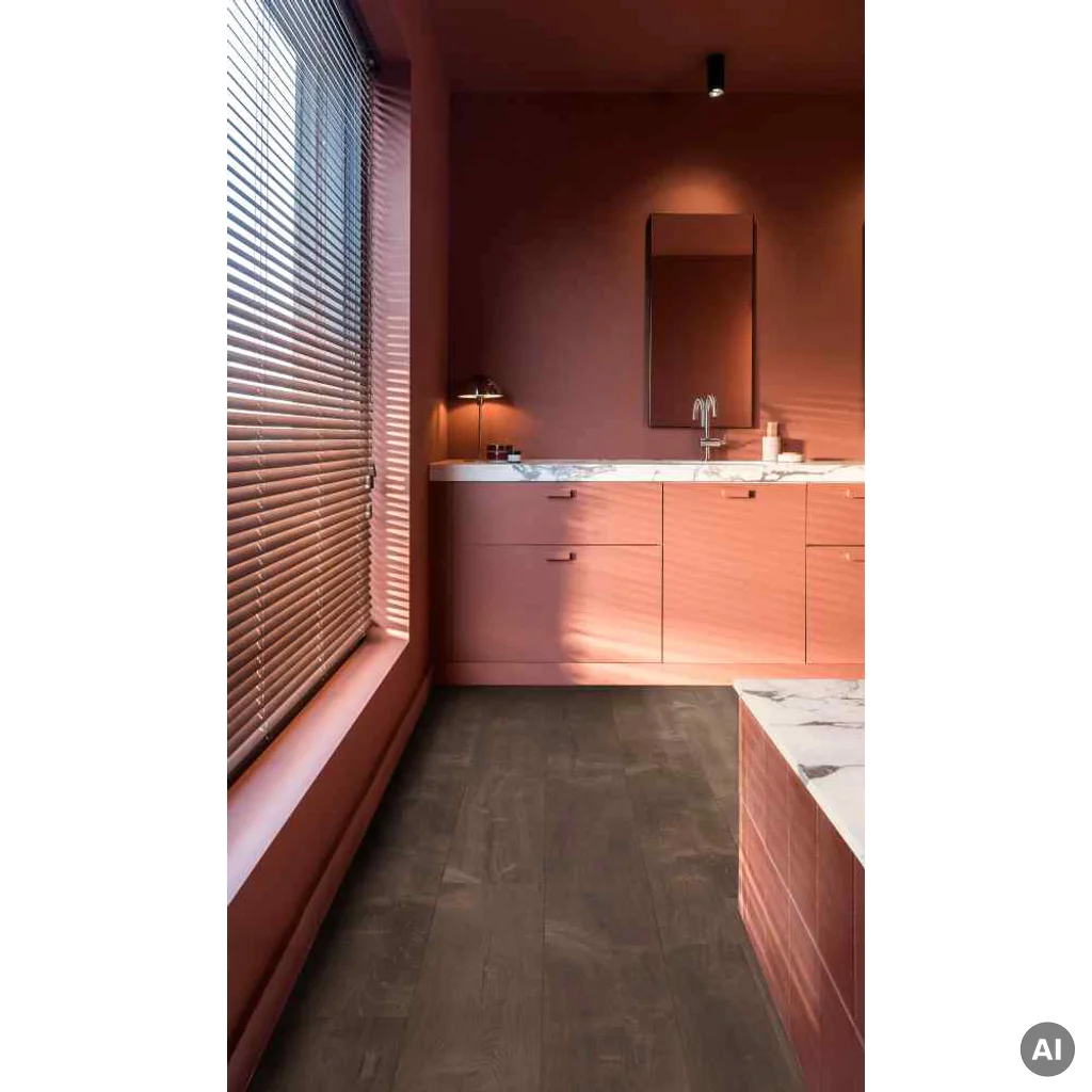 Panele winylowe ze zintegrowanym podkładem Dąb ciemny szczytowy AVLPBU41258 Ciemny 7.5 mm Klasa 33, Panele winylowe, Aluna, Quick-Step