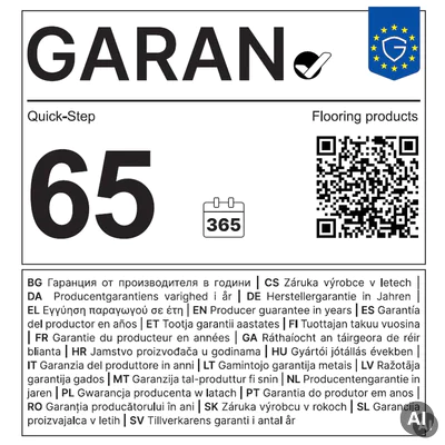 Panele winylowe ze zintegrowanym podkładem Dąb blond szczytowy AVMPBU41259 Jasny 7 mm Klasa 33