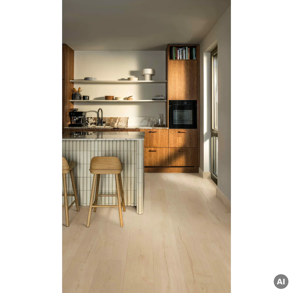 Panele winylowe ze zintegrowanym podkładem Dąb postarzany AVMPBU41260 szczytowy  Naturalny 7.5 mm Klasa 33, Panele winylowe, Alira, Quick-Step