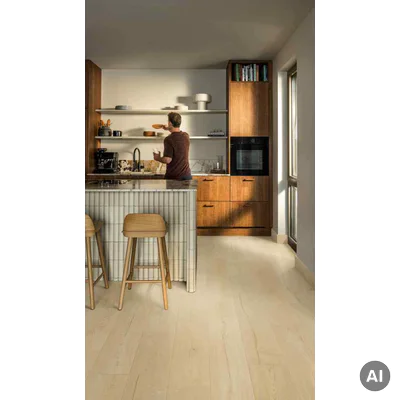 Panele winylowe ze zintegrowanym podkładem Dąb bielony szczytowy AVMPBU41262 Naturalny 7.5 mm Klasa 33