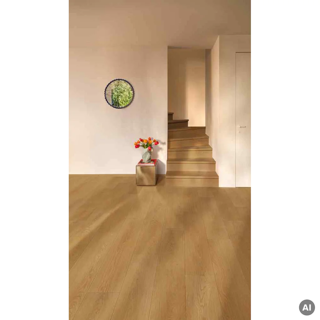Panele winylowe ze zintegrowanym podkładem Dąb karmelowy dolinowy AVMPBU41264 Naturalny 7.5 mm Klasa 33, Panele winylowe, Alira, Quick-Step
