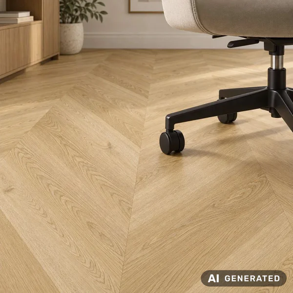 Panele winylowe Jodła Chevron Dąb Skarvik Naturalny 4.5 mm